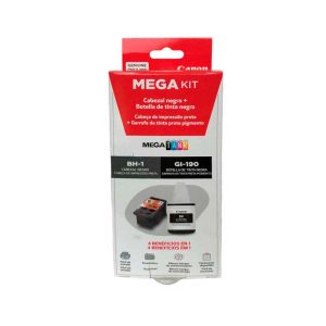 Pack Cabezal Canon Kit BH-1 Negro + tinta GI-190BK Original | Dataplus