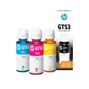 Pack Tinta Hp Gt52 Gt53 Kit Negro Cyan Amarillo Magenta | Dataplus