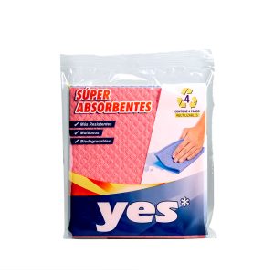 Paño absorbente surtido x 4 unidades Yes