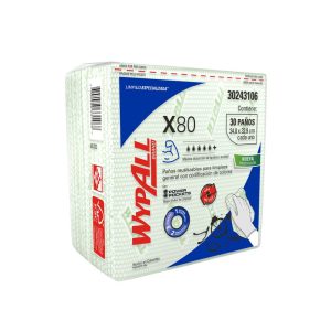 Paños delimpieza interf (x80)x30 verdes wypall