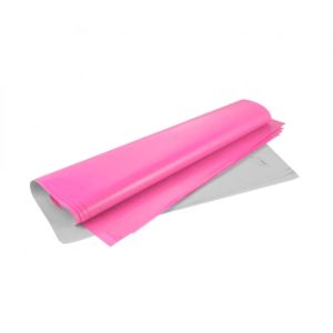 Papel lustre color rosado rollo x 3 unidades