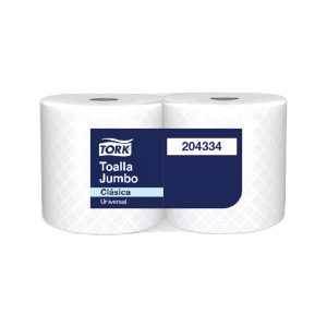 Papel Toalla 1 hoja 190 mt x 2 rollos Tork