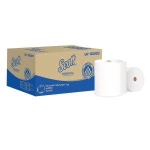 Papel toalla blanco una hoja 305 mt x 6 rollos 28 gr Scott
