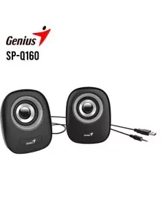 PARLANTE GENIUS SP-Q160 ( 31730027400 ) USB POWER - 6W - IRON GREY/BLACK
