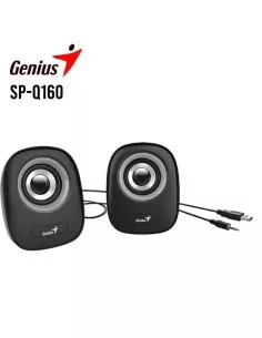 PARLANTE GENIUS SP-Q160 ( 31730027400 ) USB POWER - 6W - IRON GREY/BLACK