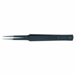 Pinzas recta 5-1 /4 in SS negro 10U065 Knipex