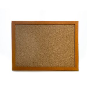 Pizarra corcho 30cm x 40cm marco de madera