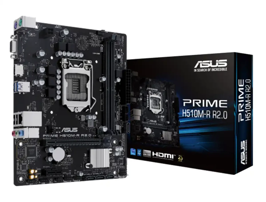 Placa Madre Asus H510m-r R2.0 (90h510m-r R2.0 ) Socket Lga 1200, Ram Ddr4 Buss 3200oc Mhz, No Tiene Slot M.2, 10ma Gen