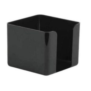 Porta notas con organizador negro artesco