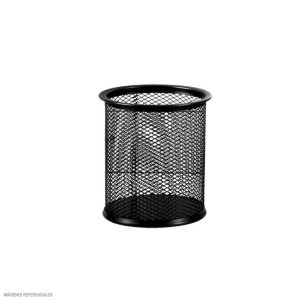 Portalapices de metal (rejilla) negro