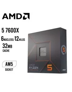 PROCESADOR AMD RYZEN 5 7600X 4.7GHZ - 32MB ( 100-100000593WOF ) AM5