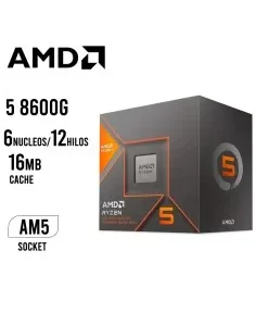 PROCESADOR AMD RYZEN 5 8600G 4.30GHZ ( 100-100001237BOX ) AM5