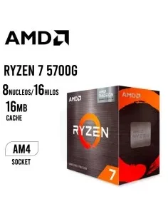 PROCESADOR AMD RYZEN 7 5700G 3.8GHZ - 16MB ( 100-100000263BOX ) AM4