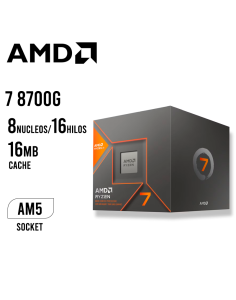PROCESADOR AMD RYZEN 7 8700G 4.20 GHZ- 16MB (100-100001236SBX) AM5