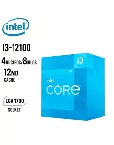 PROCESADOR INTEL CORE I3-12100 3.30GHZ - 12MB ( BX8071512100 ) LGA 1700