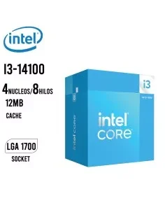 PROCESADOR INTEL CORE I3-14100 3.50 GHZ - 12MB LGA 1700 (BX8071514100)