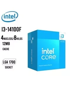 PROCESADOR INTEL CORE I3-14100F 3.50 GHZ - 12MB ( BX8071514100F ) LGA 1700