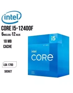 PROCESADOR INTEL CORE I5 12400F 2.50GHZ-18MB ( BX8071512400F ) LGA 1700
