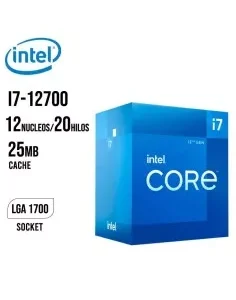 PROCESADOR INTEL CORE I7-12700 2.10GHZ - 25MB ( BX8071512700 ) LGA 1700