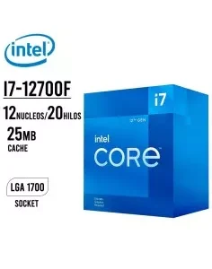 PROCESADOR INTEL CORE I7-12700F 2.10GHZ - 25MB ( BX8071512700F ) LGA 1700