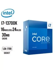 PROCESADOR INTEL CORE I7-13700K 3.40 GHZ 30MB CACHE ( BX8071513700K ) LGA 1700