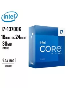 PROCESADOR INTEL CORE I7-13700K 3.40 GHZ 30MB CACHE ( BX8071513700K ) LGA 1700