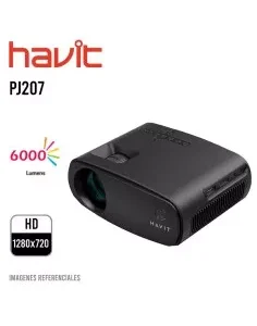 PROYECTOR HAVIT (PJ207) BLACK 1280X720 HD 6000 LUMENES