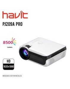 PROYECTOR HAVIT (PJ209A PRO) BLANCO|1920X1080|8500 LUMENES|SOPORTA 4K