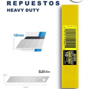 Repuesto cuchilla 18mm LB-10 x10 unidades Olfa