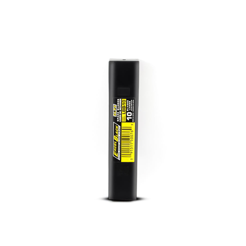 Repuesto cuchilla negra 18mm LBB-10 x10 unidades Olfa