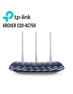 ROUTER INALAMBRICO TP-LINK ARCHER C20-AC750 DOBLE BANDA