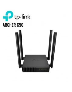 ROUTER TP-LINK AC12000 ( ARCHER C50 ) DOBLE BANDA 5GHZ - 2.4GHZ | 4 ANTENAS | COMPATIBLE IPTV - TV 4K