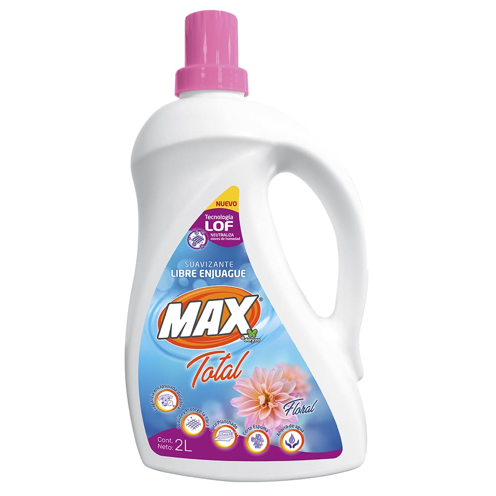 Suavizante ropa floral 2lt Max