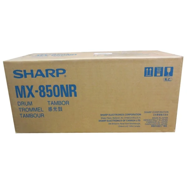 Tambor Sharp MX-850NR Negro para MX-M850 MX-M950 y MX-M1100