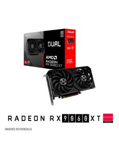 TARJETA DE VIDEO ASUS RADEON RX 9060 XT 16GB (DUAL-RX9060XT-16G) GDDR6