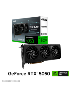 TARJETA DE VIDEO ASUS RTX 5050 8GB PRIME OC EDITION ( PRIME-RTX5050-O8G ) 128 BIT ( 90YV0N70-M0AA00 )