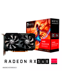 TARJETA DE VIDEO BOETEC RX 560 4GB ( RX560 4GD5 ) GDDR5 - 128 BIT