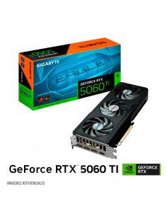 TARJETA DE VIDEO GIGABYTE GEFORTE RTX 5060 TI 16GB EAGLE MAX OC (GV-N506TEAGLEMAX OC-16GD) GDDR7|128 BIT