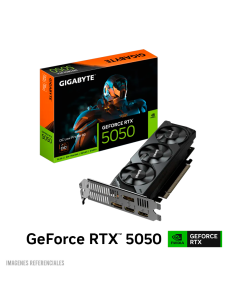 TARJETA DE VIDEO GIGABYTE RTX5050 8GB LOW PROFILE 128 BIT GDDR6 ( GV-N5050OC-8GL )