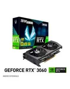 TARJETA DE VIDEO ZOTAC RTX 3060 TWIN EDGE 12GB GDDR6 ( ZT-A30600E-10M ) 192 BIT