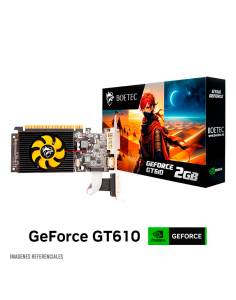 TARJETA VIDEO BOETEC GEFORCE GT610 2GB DDR3 DVI/HDMI/VGA