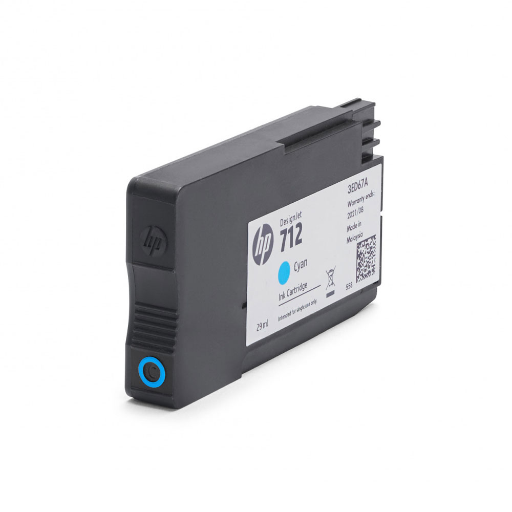 Tinta Hp 3ED67A (712A) 29Ml Cian Original | Dataplus