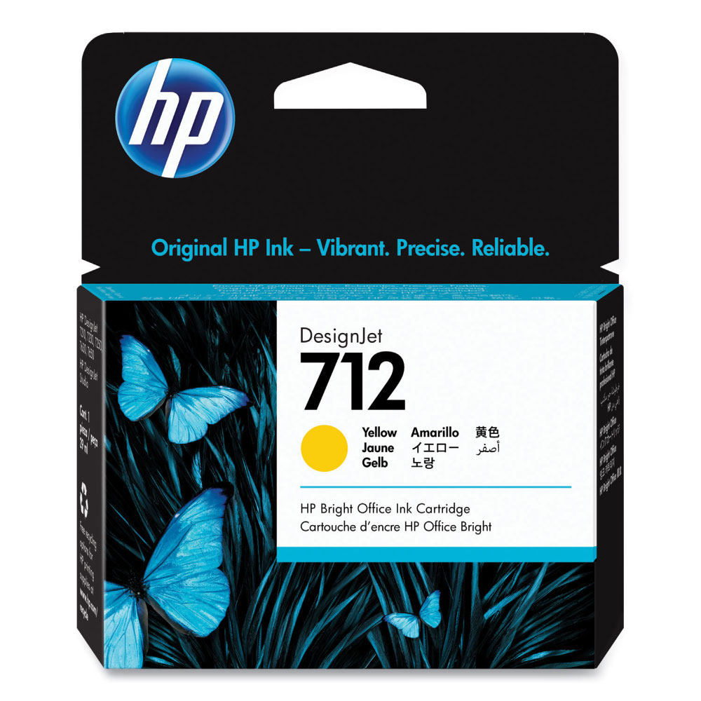 Tinta Hp 3ED69A (712A) 29Ml Yellow Original | Dataplus