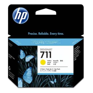 Tinta HP (711) CZ136A Yellow Original | Dataplus