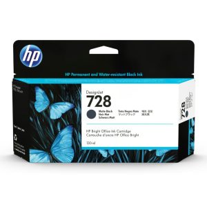 Tinta HP (728) 3WX25A Matte Black Original | Dataplus