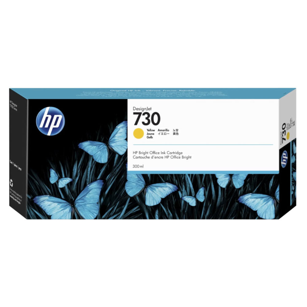 Tinta HP (730) P2V70A Yellow Original | Dataplus