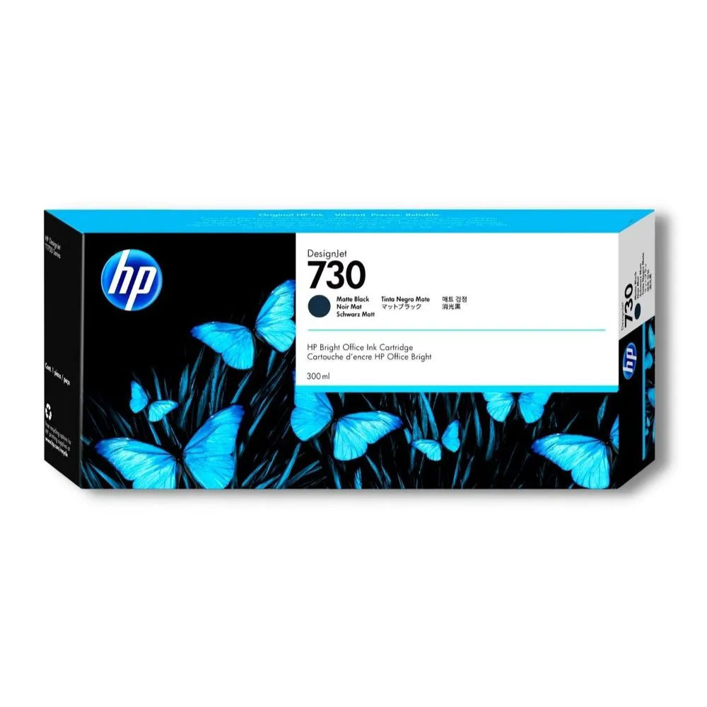 Tinta HP (730) P2V71A Matte Black Original | Dataplus