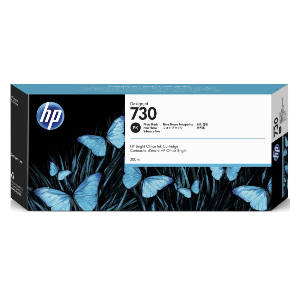 Tinta HP (730) P2V73A Photo Black Original | Dataplus