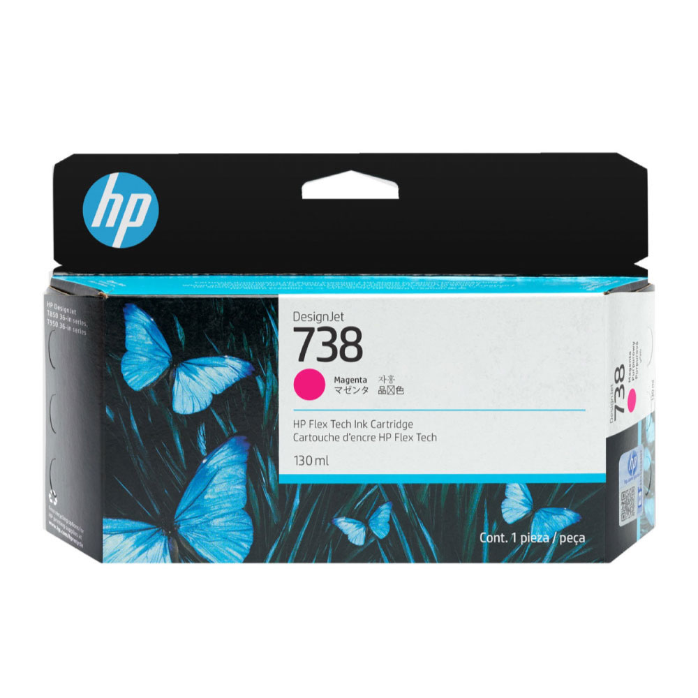 Tinta HP (738) 498N6A Magenta 130ml Original | Dataplus