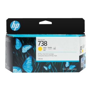 Tinta HP (738) 498N7A Yellow 130ml Original | Dataplus